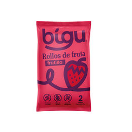 Bigu Frutilla 25g Rollos de Fruta Deshidratada