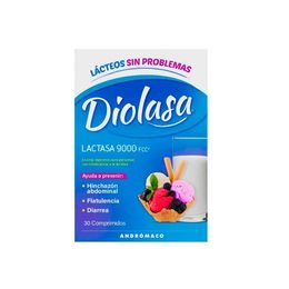 Product image of Diolasa Tratamiento para la Digestión de la Lactosa