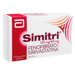 Simitri Fenofibrato / Simvastatina 145/40 30 Comprimidos Recubiertos