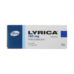 Lyrica (R) Pregabalina 150mg 14 Cápsulas