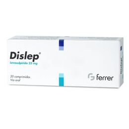 Dislep Levosulpirida 25mg 20 Comprimidos