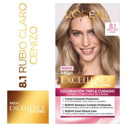 Product image of Tintura Excellence Creme 8.1 Rubio Claro Ceniza - L'oréal