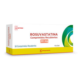 Rosuvastatina (B) 20mg 30 Comprimidos Recubiertos