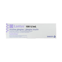 Lantus Solostar Insulina Glargina 100UI/ml Inyectable 1 Cartucho