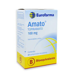 Amato (B) Topiramato 100mg 60 Comprimidos Recubiertos