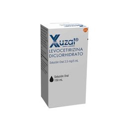 Xuzal (B) Levocetirizina 2,5mg/5ml Jarabe 150ml