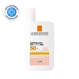 Protector Solar Rostro Anthelios UV Mune 400 FPS50+ Con Color 50ml - La roche-posay