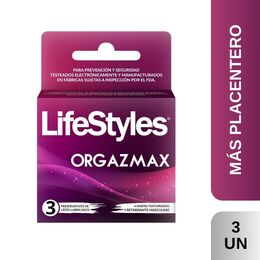 Preservativos Lifestyles Orgazmax