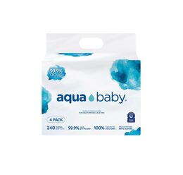 Product image of Toallitas Húmedas Aqua Baby 240 Unidades