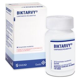 Biktarvy Bictegravir / Emtricitabina / Tenofovir 30 Comprimidos Recubiertos