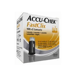 Lancetas Fastclix Para La Medición De Glicemia 102 Unidades - Accu-chek