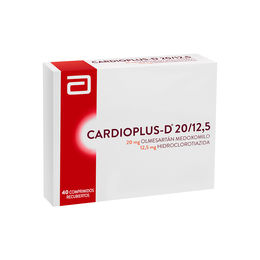 Cardioplus-D 20/12.5 Olmesartán 40 Comprimidos Recubiertos - Cardioplus d