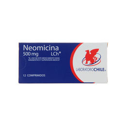 Neomicina 500mg 12 Comprimidos