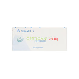 Certican Everolimus 0.75mg 60 Comprimidos