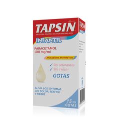 Tapsin Pediatrico 100mg/ml Gotas 15ml - Tapsin pediátrico