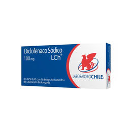 Product image of Diclofenaco Sódico 100mg 8 Cápsulas Prolongadas