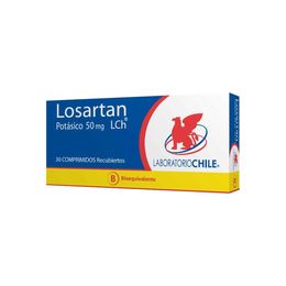 Product image of Losartan (B) 50mg 30 Comprimidos Recubiertos