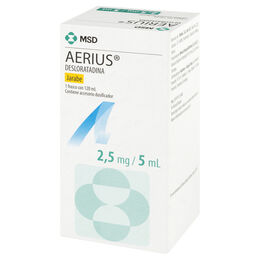 Aerius Desloratadina 2.5mg/5ml Jarabe 120ml