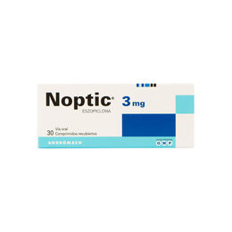 Noptic Eszopiclona 3mg 30 Comprimidos Recubiertos