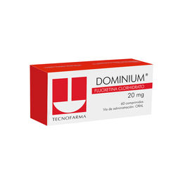 Dominium (B) Fluoxetina 20mg 60 Comprimidos