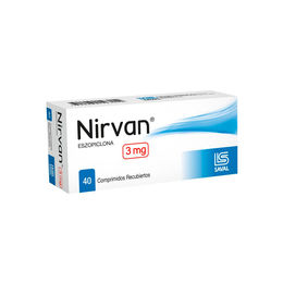 Nirvan (B) Eszopiclona 3mg 40 Comprimidos Recubiertos