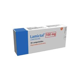 Lamictal (R) Lamotrigina 100mg 30 Comprimidos Masticables