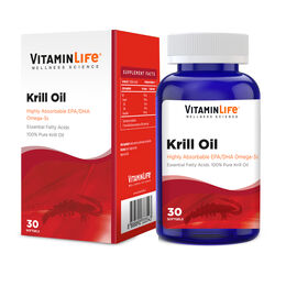 Aceite de Krill 500mg 30 Cápsulas - Vitaminlife