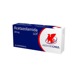 Product image of Acetazolamida 250mg 20 Comprimidos