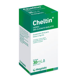 Cheltin Glicinato Ferroso 6mg/ml Oral Gotas 30ml