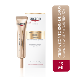 Eucerin Hyaluron Filler + Elasticity Eyes Crema Contorno de Ojos Antiarrugas 15ml