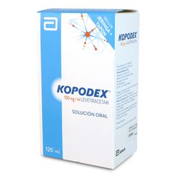 Product image of Kopodex Levetiracetam 100mg/ml Solución Oral 120ml