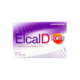 Elcal D Forte Calcio/Vitamina D3 30 Cápsulas