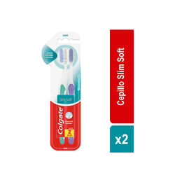 Product image of Cepillo De Dientes Slim Soft Suave 2 Unidades - Colgate