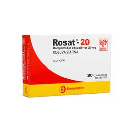 Rosat (B) Rosuvastatina 20mg 30 Comprimidos Recubiertos