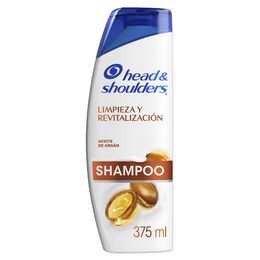 Shampoo Head & Shoulders Aceite de Argán  Limpieza y Revitalización 375ml