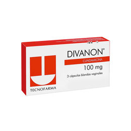 Product image of Divanon Clindamicina 100mg 3 Cápsulas Blandas Vaginales