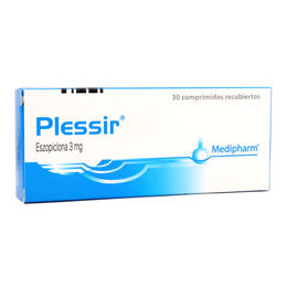 Plessir Eszopiclona 3mg 30 Comprimidos Recubiertos