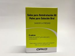 Sales para Rehidratación 60 Polvo 8 Sobres - Sales rehidratantes