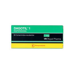 Product image of Dagotil (B) Risperidona 3mg 30 Comprimidos Recubiertos