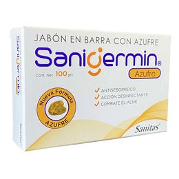 Jabón en barra con Azufre - Sanigermin