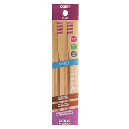 Product image of Duo Pack Cepillo Dental de Bambú Suave Morado - Biobrush