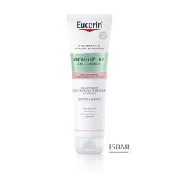 Eucerin Gel Limpiador Concentrado Dermopure Triple Efecto Piel Grasa y/o Con Tendencia Acnéica 150ml