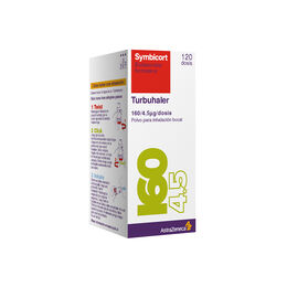 Symbicort 160/4.5 TBH Budesonida / Formoterol Inhalación Oral 120 Dosis