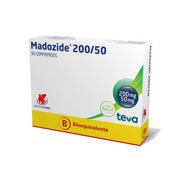 Madozide 200/50 (B) Benserazida / Levodopa 30 Comprimidos