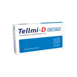 Tellmi-D Telmisartan / Hidroclorotiazida 80/12.5 30 Comprimidos