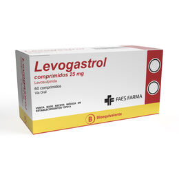 Levogastrol (B) Levosulpirida 25mg 30 Comprimidos