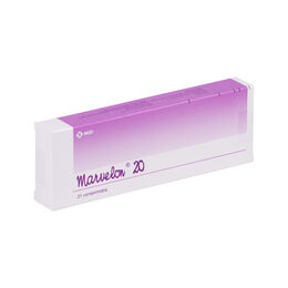 Product image of Marvelon 20 (R) Desogestrel / Etinilestradiol 21 Comprimidos
