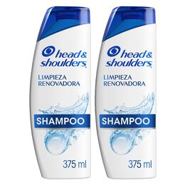 Pack Shampoo Head & Shoulders Limpieza Renovadora 2x 375ml