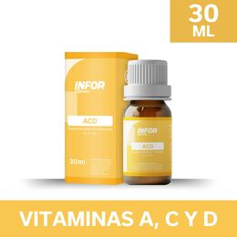 Product image of Vitaminas Acd Oral Gotas 30ml - Infortin acd