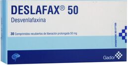 Deslafax Desvenlafaxina 50mg 30 Comprimidos Prolongados